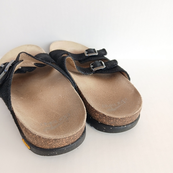 Dansko Dayna Leather Double Buckle Sandals - Picture 5 of 7